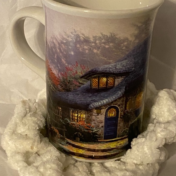 Thomas Kinkade Other - Thomas Kinkade Mug-Fine Porcelain Mug-Collectibles-Lilac Cottage